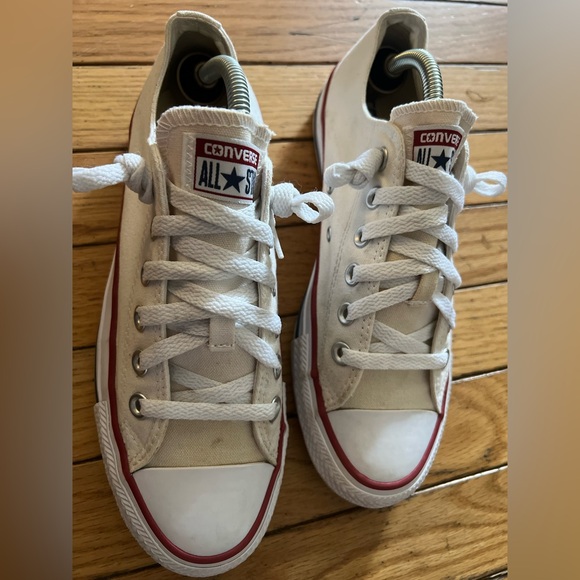 Converse All Star Chuck Taylor Ivory White Canvas 3J256 Sneakers Shoes Women’s 8 - Picture 2 of 7